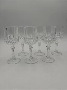 Cristal D’Arques Durand Longchamp 5.5” Wine Glasses - Picture 1 of 4