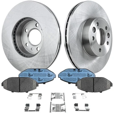 Kit de rotor e pastilha de freio dianteiro para 98-02 Mercury Grand Marquis e Crown Victoria - Imagem 1 de 4