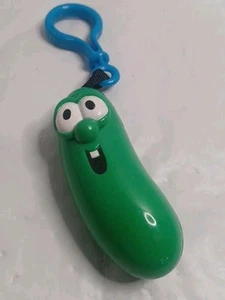 Veggie Tales sprechender Larry Gurke Clip-On Schlüsselanhänger Mattel 2000 getestet & funktioniert - Bild 1 von 6