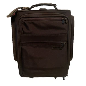 Briggs & Riley Carry On Luggage Black BU18-4 18" Vertical Office Wheeled - Picture 1 of 16