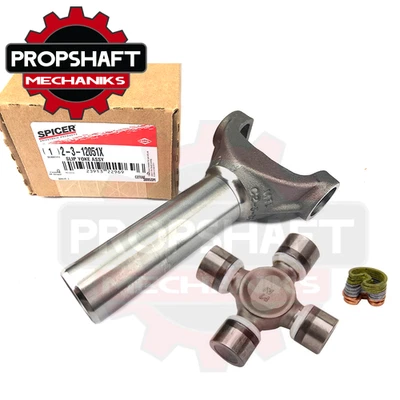 Yugo deslizante de transmisión Dana SPICER 2-3-12051X y junta universal 5-1330X 27 Spl Foto 1 de 3