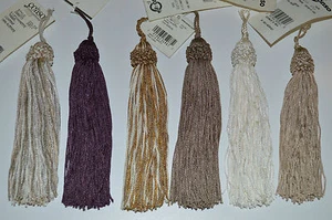 Tassel -5.5" Bell Tassel Chainette - Set of 2 - 8 colors to choose from! - Picture 1 of 9