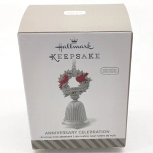 2014 Hallmark Andenken Ornament Jahrestag Feier Glocke Charms Weihnachten  - Bild 1 von 2