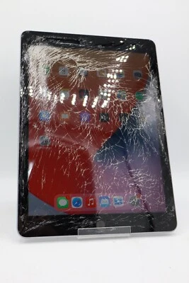 Apple iPad 6.Gen 2018 32GB WiFi Space Grau A1893 Displayschaden #4919 - Bild 1 von 4
