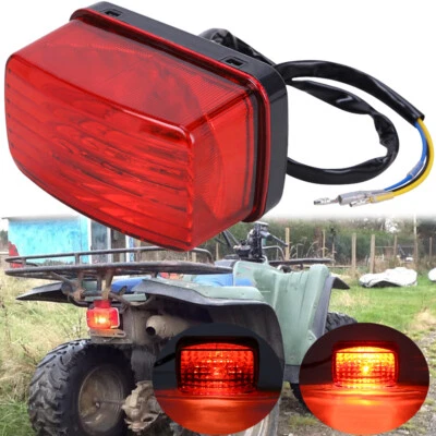 Conjunto de luz trasera con bombilla para Yamaha Kodiak 400 YFM400FA 2x4 4X4 2002-2006 Foto 1 de 4