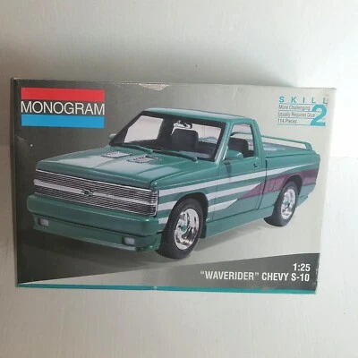 MONOGRAM 1/25 WAVERIDER CHEVY S-10 REF.2438 KIT MONTAGGIO OBSOLETO - Immagine 1 di 2