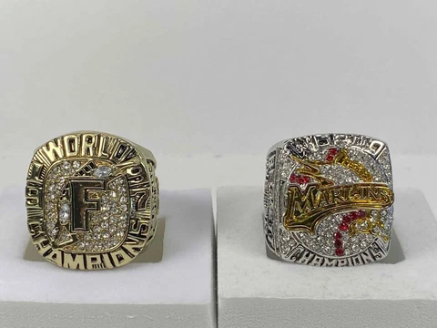 Florida Marlins Championship Ring Set - 1997 2003 World Series Ring Set - NB Cover