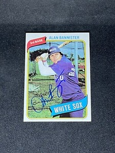 Alan Bannister 1980 Topps #608 Chicago White Sox Signed Auto Autographed Card