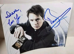 DOCTOR WHO John Barrowman Signed Autographed 8x10 Captain Jack Harkness - Picture 1 of 6
