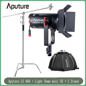 Aputure LS 60d LED Video Light 60W 5600k Daylight+Light Dome mini SE+C Stand Bag - Picture 1 of 11
