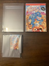 Trog Nintendo NES Box And Cartridge - Tested - Authentic