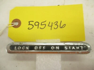 Chevy El Camino Biscayne Brookwood 1959 1960 pieza de moldura de tablero OEM Foto 1 de 4