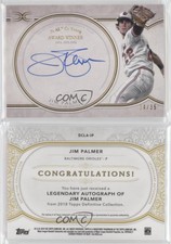 2018 Topps Definitive Collection Legendary /35 Jim Palmer #DCLA-JP Auto HOF
