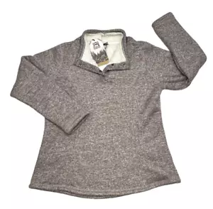 Nuevo con etiquetas Nuevo Suéter Avalanche Forrado Suave Granate Blanco Para Mujer Talla Mediana” - Imagen 1 de 13