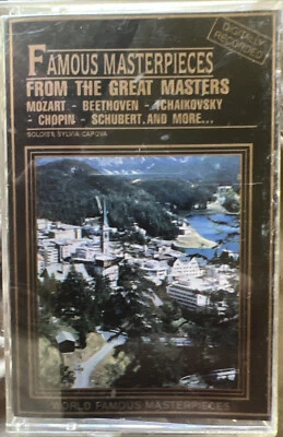 Famous Masterpieces From The Great Masters Classical Cassette Album Mozart - Image 1 of 4