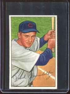 Bowman Baseball 1952 # 195 Frank Baumholtz casi nuevo - Imagen 1 de 2
