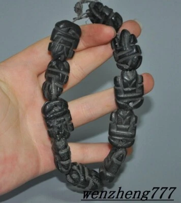 China Hongshan Cultura Meteorito Hierro Sol Dios Helios Pulsera Brazalete Foto 1 de 4