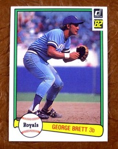 1982 DONRUSS GEORGE BRETT #34 Kansas City Royals NM-MT