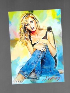 Sarah Michelle Gellar Artist Signed Giclee Print Card #4 46/50 2020 Buffy