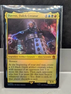 Davros, Dalek Creator FOIL X1 NM Doctor Who Commander MTG - Picture 1 of 1