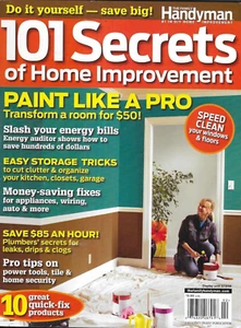 Family Handyman Magazine 101 Home Improvement Secrets Paint Storage Tips 2009 - Picture 1 of 12