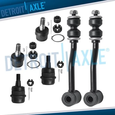 (4) Rótula inferior y superior delantera y eslabones de barra estabilizadora para Jeep Cherokee 1991-2001 Foto 1 de 4