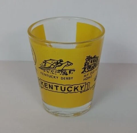 IN MY OPINION THIS A VERY, VERY VINTAGE KENTUCKY DERBY SHOT GLASS Cover