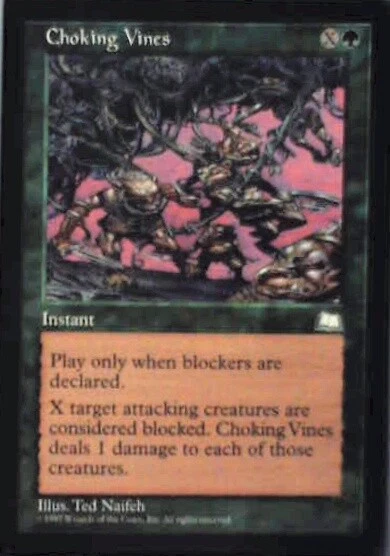 Choking Vines - Weatherlight: #123, Magic: The Gathering Lp R112 - Image 1 of 1