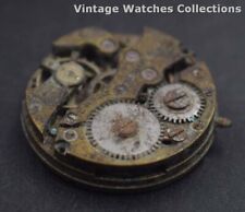 Central Watch- Winding Non Working Watch Movement For Parts & Repair O-19731