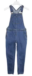ASOS Jeans Women's UK 2 Overall Skinny Fit Pockets Denim Blue - Picture 1 of 10