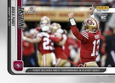 2022 PANINI INSTANT NFL #193 - BROCK PURDY RC - PLAYOFFS DEBUT 1/3099