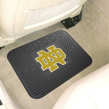 NCAA - Notre Dame Fighting Irish Back Seat Car Utility Mat - 14in. x 17in.