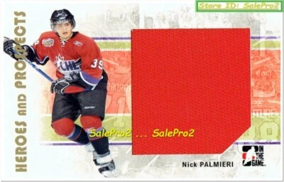 ITG HEROES & PROSPECTS 2007 NICK PALMIERI RC NEW JERSEY DEVILS GAME JERSEY #113 - Image 1 of 2