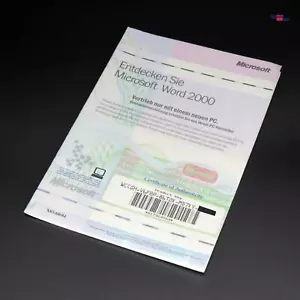 Manual Microsoft Word 2000 For Windows 98 Me XP 2000 Book Software New Office - Picture 1 of 3