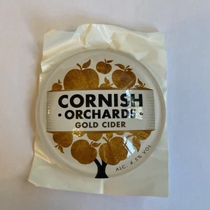 Cornish Orchards Round Fisheye badge, Gold Cider,Beer Pump,Font, Mancave,Bar,Pub - Picture 1 of 1