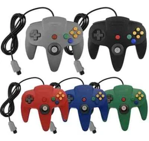 X4 Wired Controller Joystick FOR Nintendo 64 N64 Video Game Console - MULTICOLOR - Picture 1 of 1