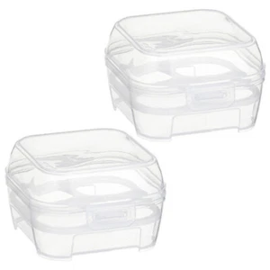 2 Pcs Eierkarton Im Freien Outdoor-Eierbox Aufbewahrungsbox - Bild 1 von 12