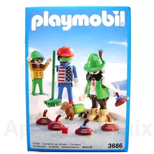 Playmobil Toy Play Set 3686 Curling Game Winter Fun Family Snow - Picture 1 of 1