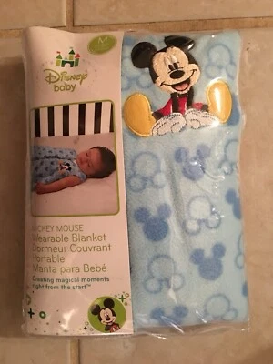 Manta Micro Polar Usable Disney Baby Mickey Mouse Mediana Nueva Foto 1 de 2