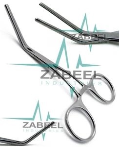 Debakey Pediatric 5"" Morsetto multiuso emostato angolato pinze strumenti - Foto 1 di 6