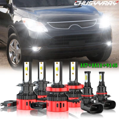 Combo de 6 faros LED altos/bajos para Hyundai Veracruz 2007-2011 Foto 1 de 4