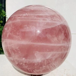 Natural Pink Rose Quartz Sphere Crystal Ball Reiki Healing 8860g - Picture 1 of 19