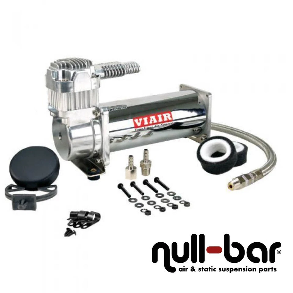 VIAIR 444c cromo pistón compresor suspensión neumática Airride Airlift - Imagen 1 de 1