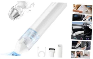 Car Vacuum Cleaner, 15000PA Rechargeable High Power Mini Vacuum White 2 - Picture 1 of 7