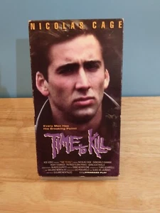 Time To Kill 1989 VHS Cult Drama Action Ace Video Nicolas Cage Edde - Picture 1 of 3