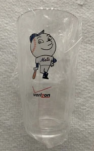 NY METS MR MET COLLECTIBLE PLASTIC CUP VERIZON CITI FIELD MLB BASEBALL - Picture 1 of 2