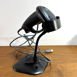 Escáner lector láser de código de barras POS con cable y soporte con cable USB - Imagen 1 de 5