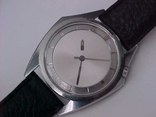 Vintage Stainless Steel Original Asymmetrical Zodiac Olympus Excellent Condition