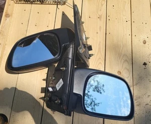 99-16 FORD F250 PICKUP  L+R Side View Mirror Manual Pedestal  Original Off 2005 - Picture 1 of 6