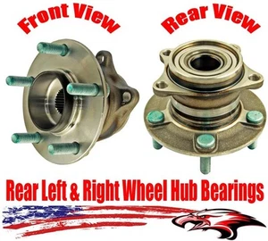 Rear Left and Right All Wheel Drive Wheel Hub Bearings for Mazda CX-7 2007-2012 - Picture 1 of 7